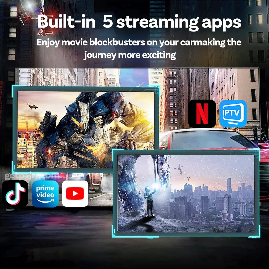 2025 NEW Upgrade Max Pro-Netflix /YouTube/ IPTV/TikTok Wireless CarPlay/ Android Auto Car Box