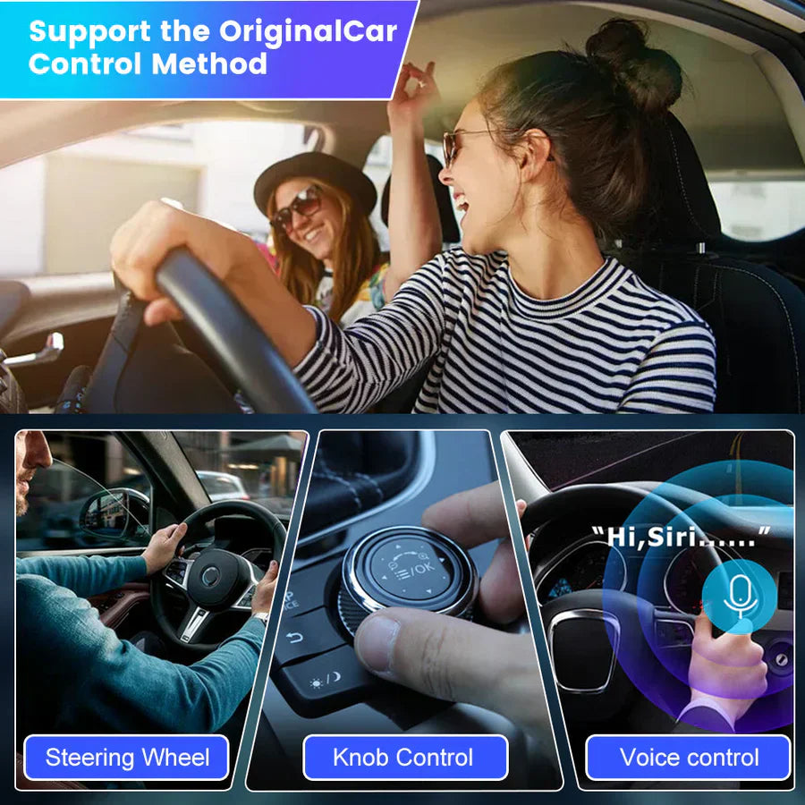 2025 NEW Upgrade Max Pro-Netflix /YouTube/ IPTV/TikTok Wireless CarPlay/ Android Auto Car Box