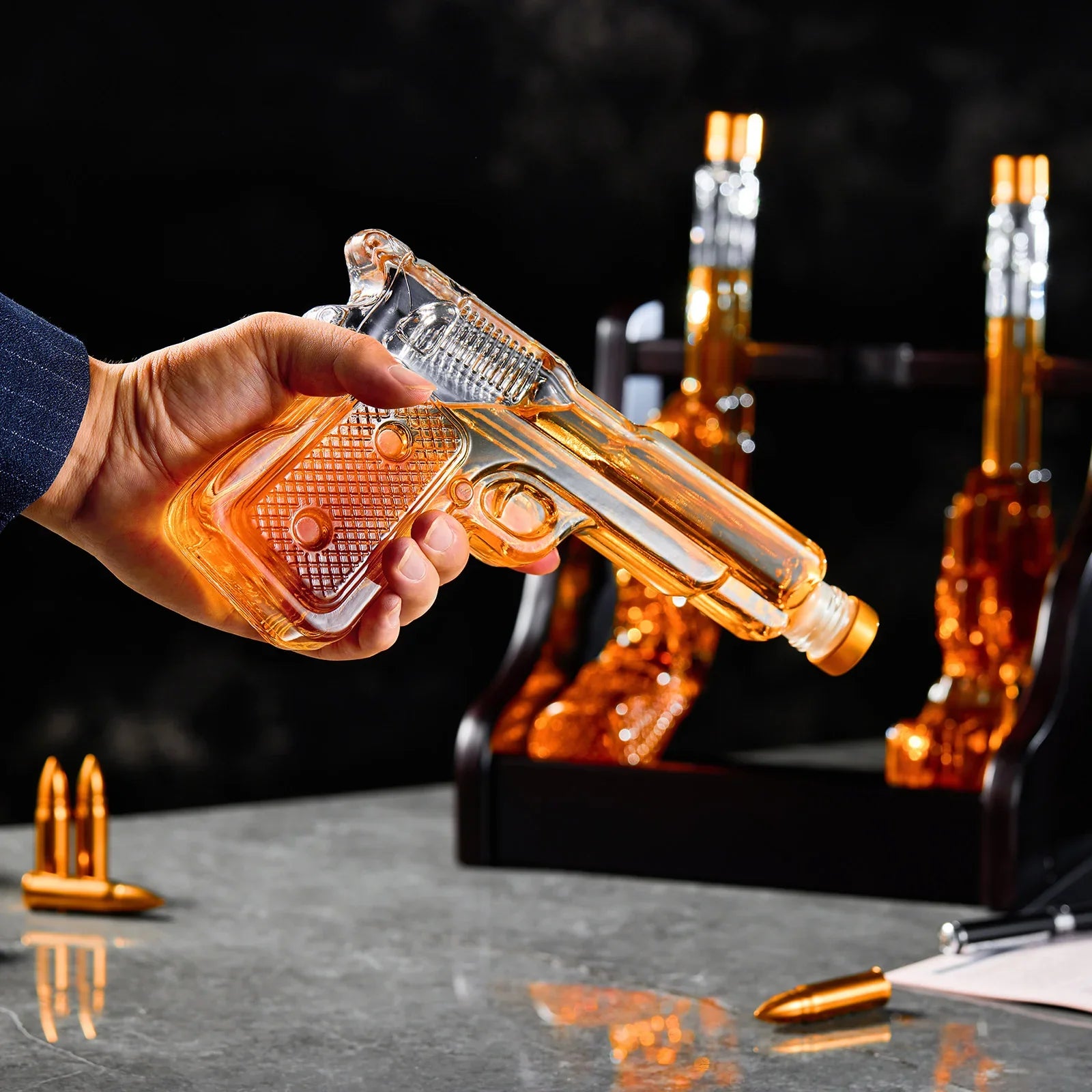 Pistol Whiskey Decanter